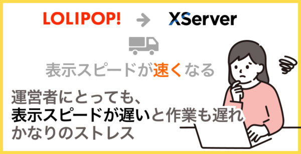 ロリポップとエックスサーバーの違いはサイト表示スピードにあり！