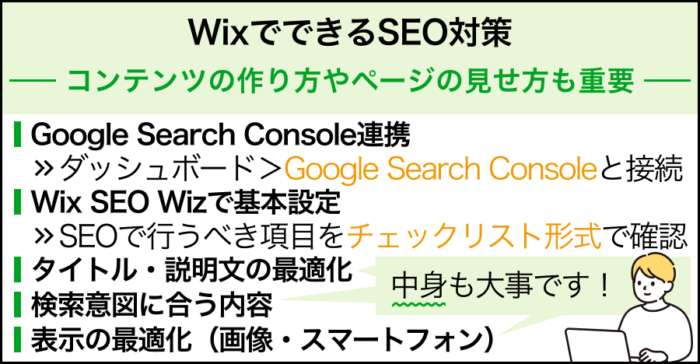 WixでできるSEO対策