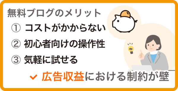 無料ブログから始めるのはアリ！ただし成長には限界がある
