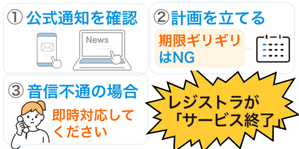 ドメイン移管が必要な場合の事前調査